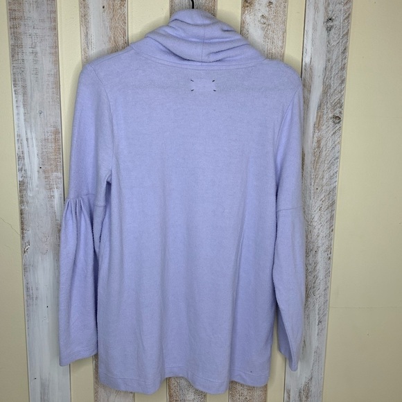 Lou & Grey Lavender Purple Soft Cowl Neck Pullover Womens S - Picture 4 of 10